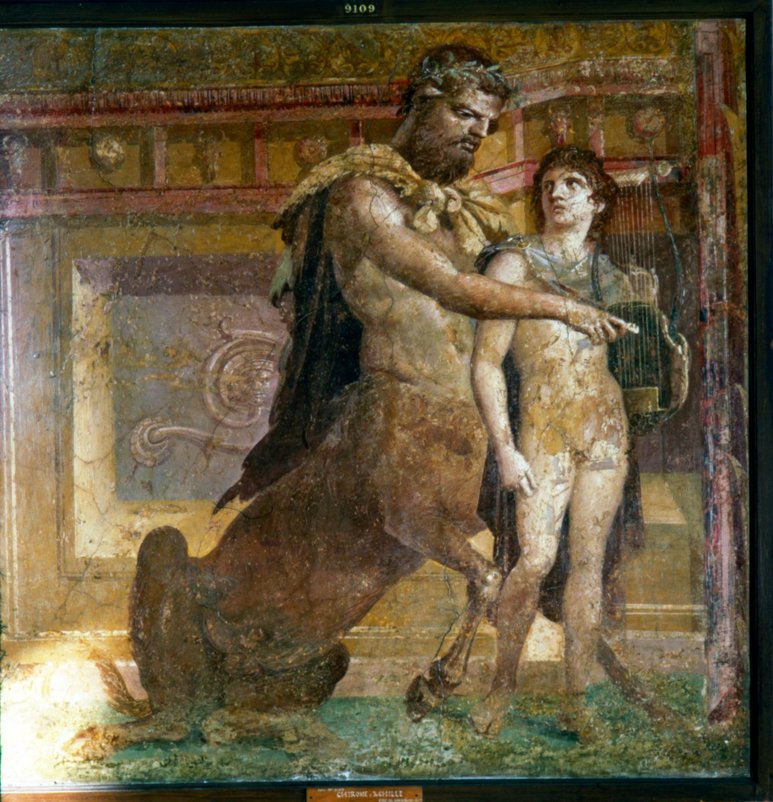 The Centaur 'Cheiron' teaching Achilles