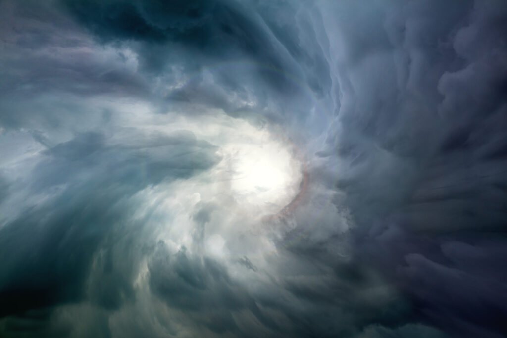 Eye in the storm