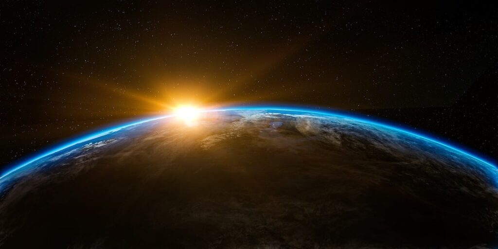 Sun and Earth