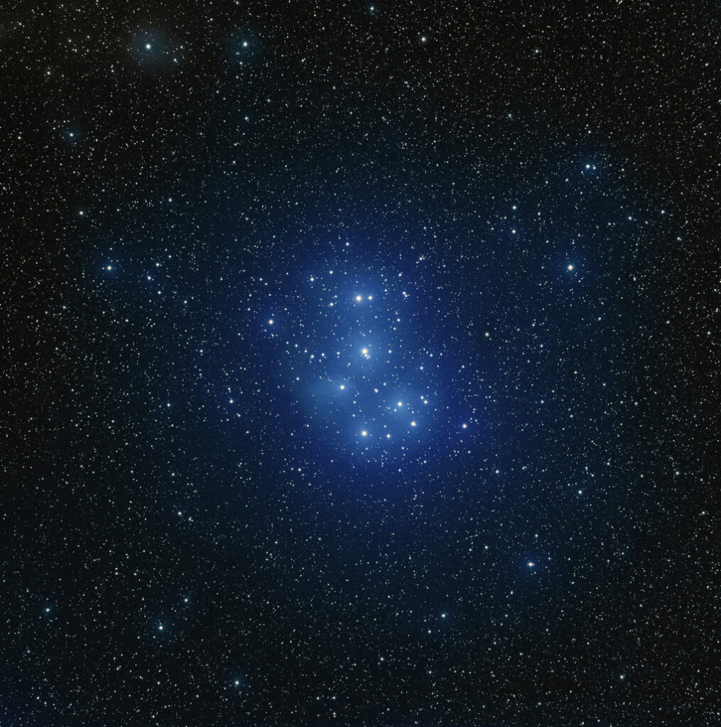 Plejaden, Siebengestirn, Messier 45
